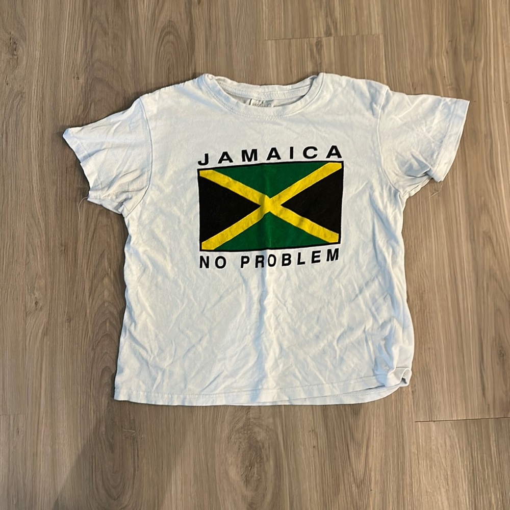 Jamaica white t-shirt